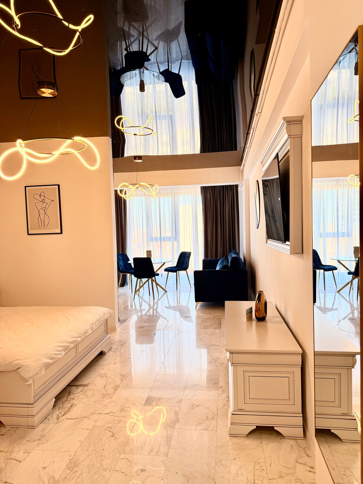 Aqua Vista OBA - Luxury Studio Sea View — Studio — sea-view vacation rental at Mamaia-Sat, Romania, Constanța, Romania — property photo 5 | Aqua Vista Rentals