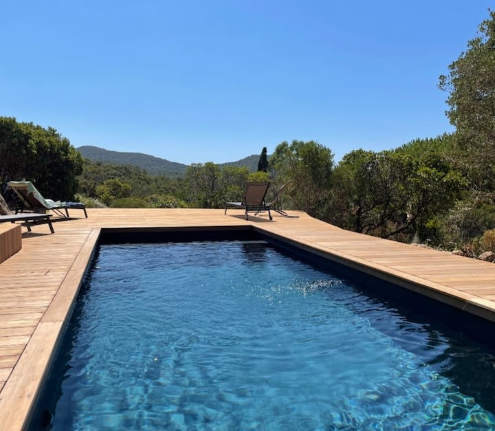 Maison Piscine, Vue Mer Pozzaccio 6 Pers - Coti-Chiavari
