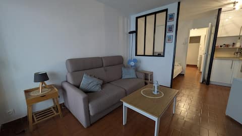 Popular Airbnb listing: L’Îlot – 350 m from the beaches, parking, 6 people in Agde