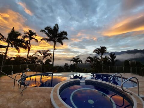 Finca Villa Cecilia · Pool, Jacuzzi & Sauna +