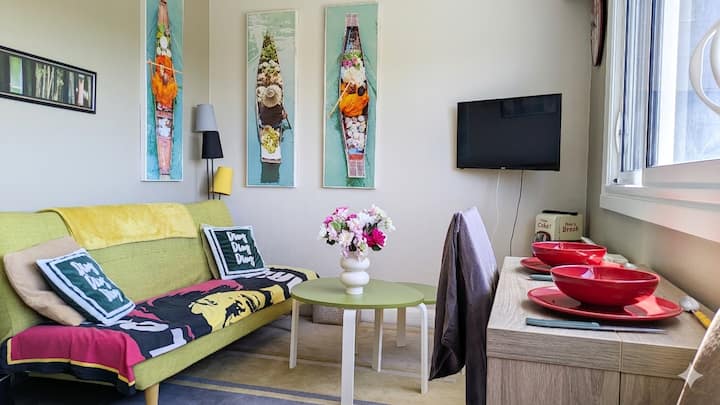Joli Duplex, Vue Sur La Touques & Piscine Chauffée - Trouville-sur-Mer