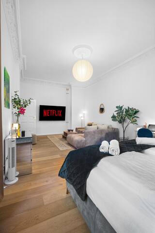 Loftly: Kant99 – Zentral – 90m2 – Self Check-In