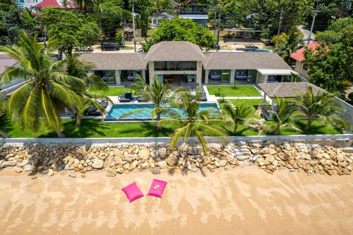 Luxury 6 bedroom beachfront villa. Ko Samui
