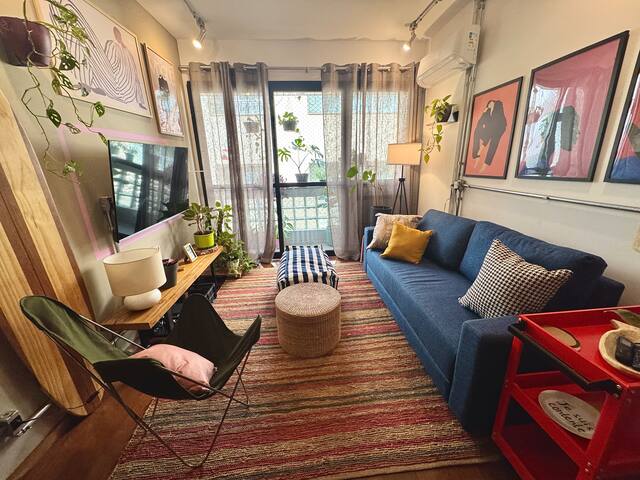 Aconchegante apartamento excelente localização