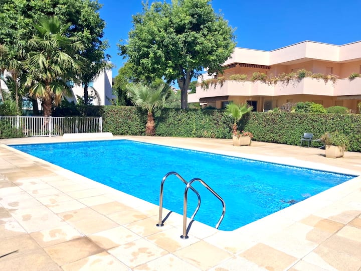 Standing/piscine/dernier ÉTages/plages/garage/wifi - Antibes
