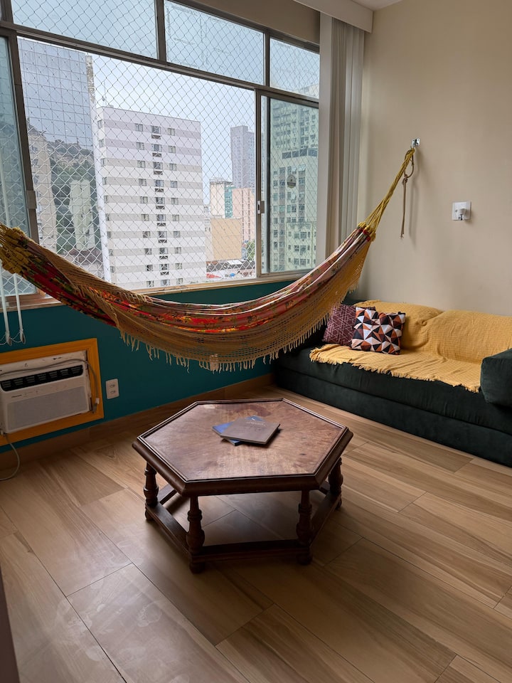 Veľká izba s janelão,  skvelé vidieť mesiac na sieti 