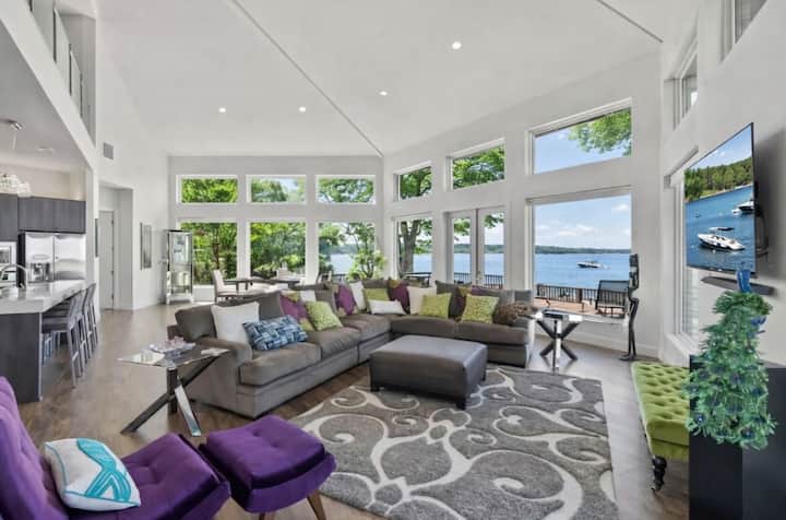 4-4 Lakefront•fire-pit•boat Dock•deckpatio•kayaks - Gun Barrel City