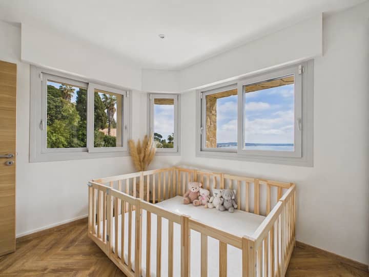 Cama doble de 140 x 200, colchón en el suelo para la seguridad de un bebé o un niño pequeño