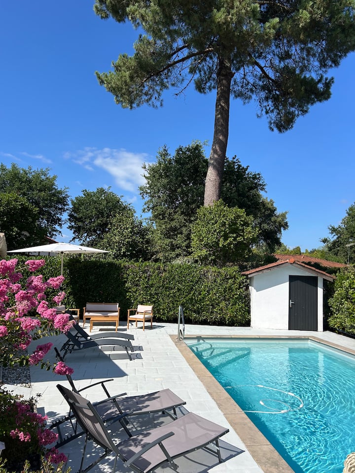 Villa Landaise | Piscine | Clim | 10 Min Plages - Seignosse