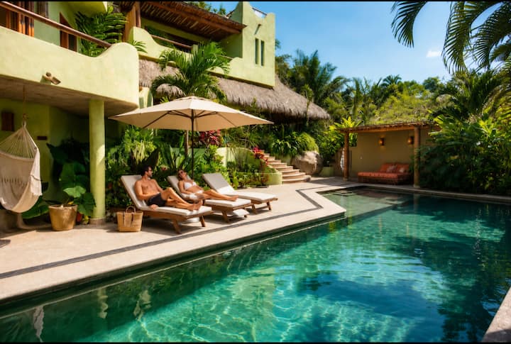 Casa Sueños Luxury 4br Villa Near Beach - Lo de Marcos