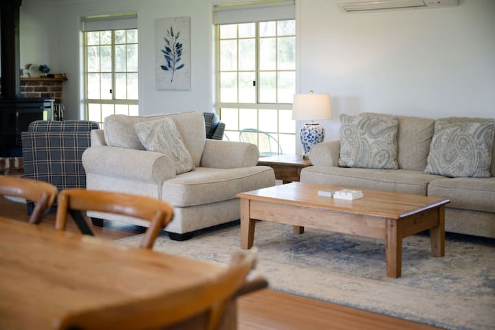 Modern Farm Stay | Games Room - Orange
