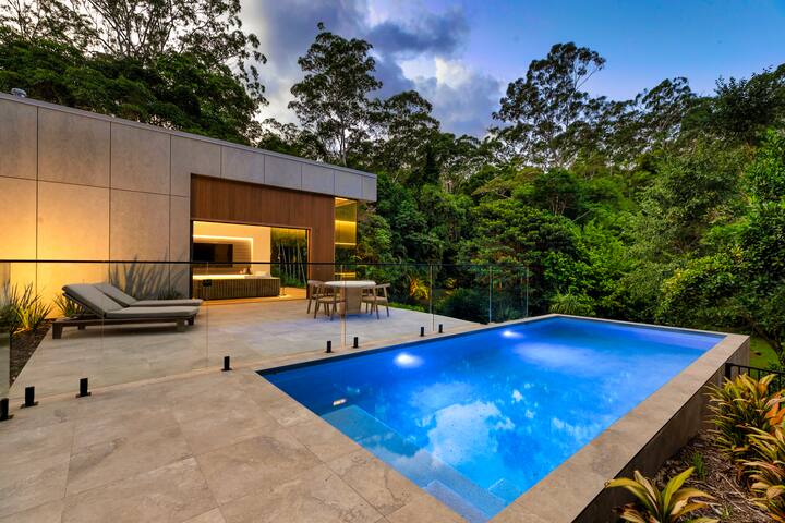 Architectural Rainforest Escape with Resort Pool gallery image 4