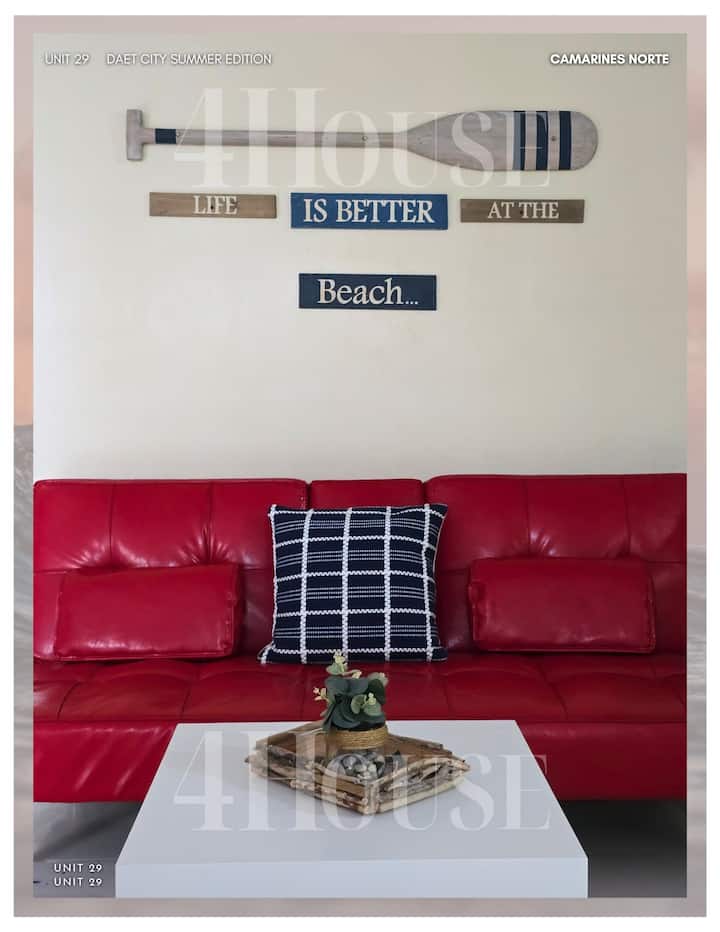 4h House Unit 29
Nautical Themed Studio Type - Daet