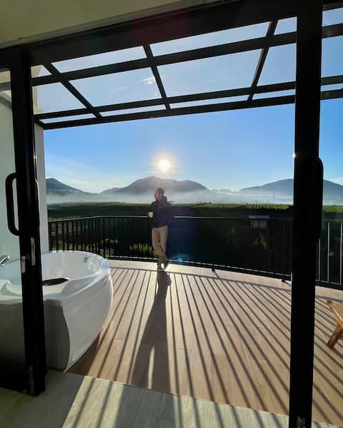 Scandinavian luxury with Jacuzzy