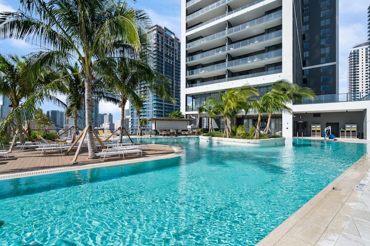 New Luxury Suite | Worldcenter Miami -Free Parking - Miami