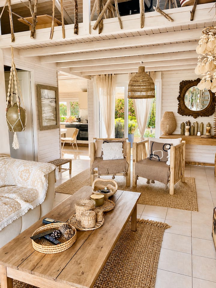 Maison En Bois Style Californien Dans Parc Privé - French Riviera