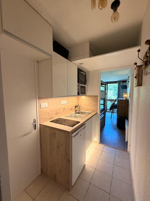 Popular Airbnb listing: The views are beautiful - Studio in Le Corbiers facing south in Villarembert