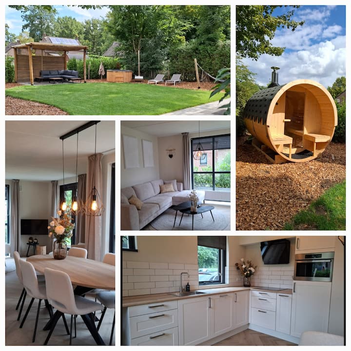 New! Luxury cottage with sauna and hot tub, 6p