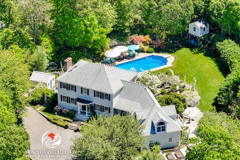 Cape Cod Oasis: pool, hot tub, firepit & grill!