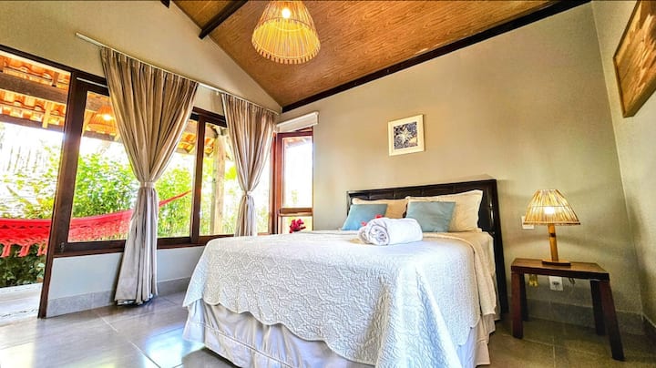 مكيف هواء، تلفزيون ذكي، حمام.