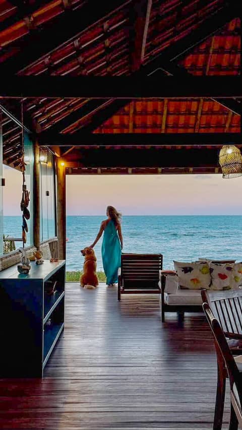 Popular Airbnb listing: Patacho Cabin. On the sand. Daily Lipz. 6x no interest in Porto De Pedras