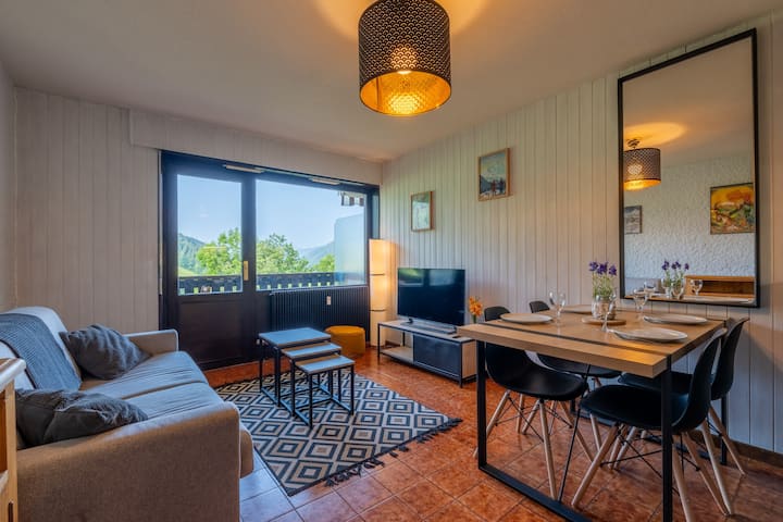 Studio Cosy - Balcon - Vue Montagnes Grand Bornand - La Clusaz