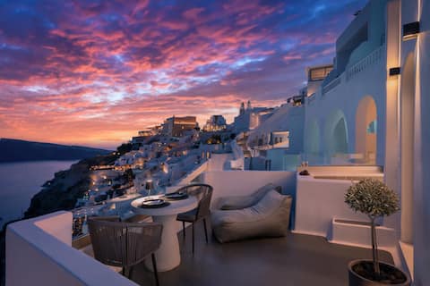 Èther luxury suites collection with amazing view