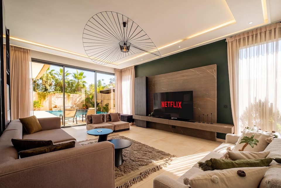 A new 600 m² villa in the Akenza golf resort, Marrakesh, Marrakesh-Safi, Morocco, photo 5 of 10