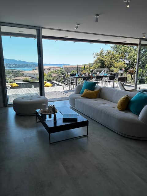 Airbnb performant: Villa Scappà — Sea view & infinity pool. à Grosseto Prugna