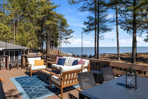 Hot Tub | Sleeps 20 | Private Beach | Game Room