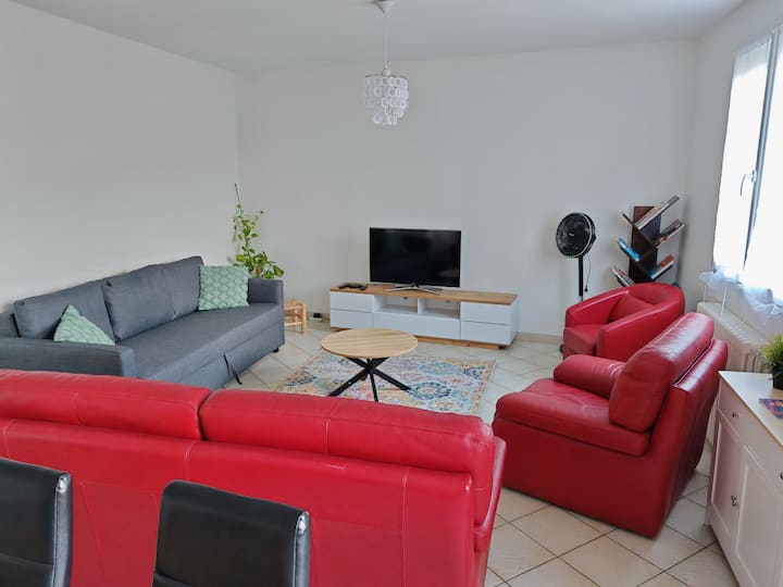 Maison, Terrasse, Parking, 4 Lits+canapé Lit 7per - Poitiers