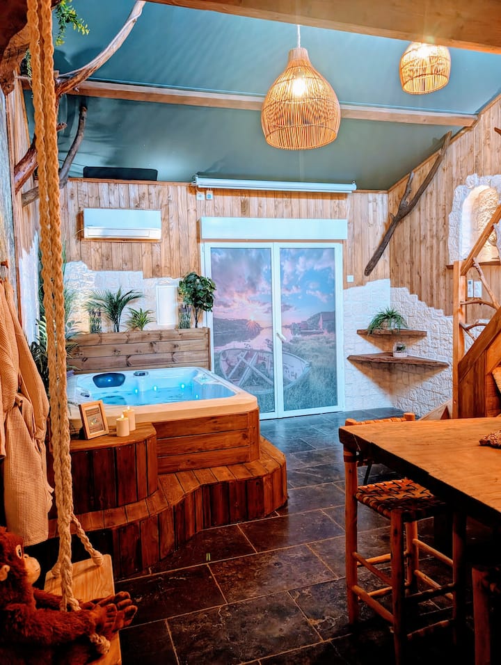 Appart&spa Canopée, Les Spas De La Mer, 100m Plage - Aigues-Mortes
