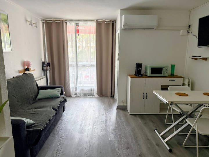 Studio Cv 4p, Parking Privée Cosy Design - La Grande-Motte