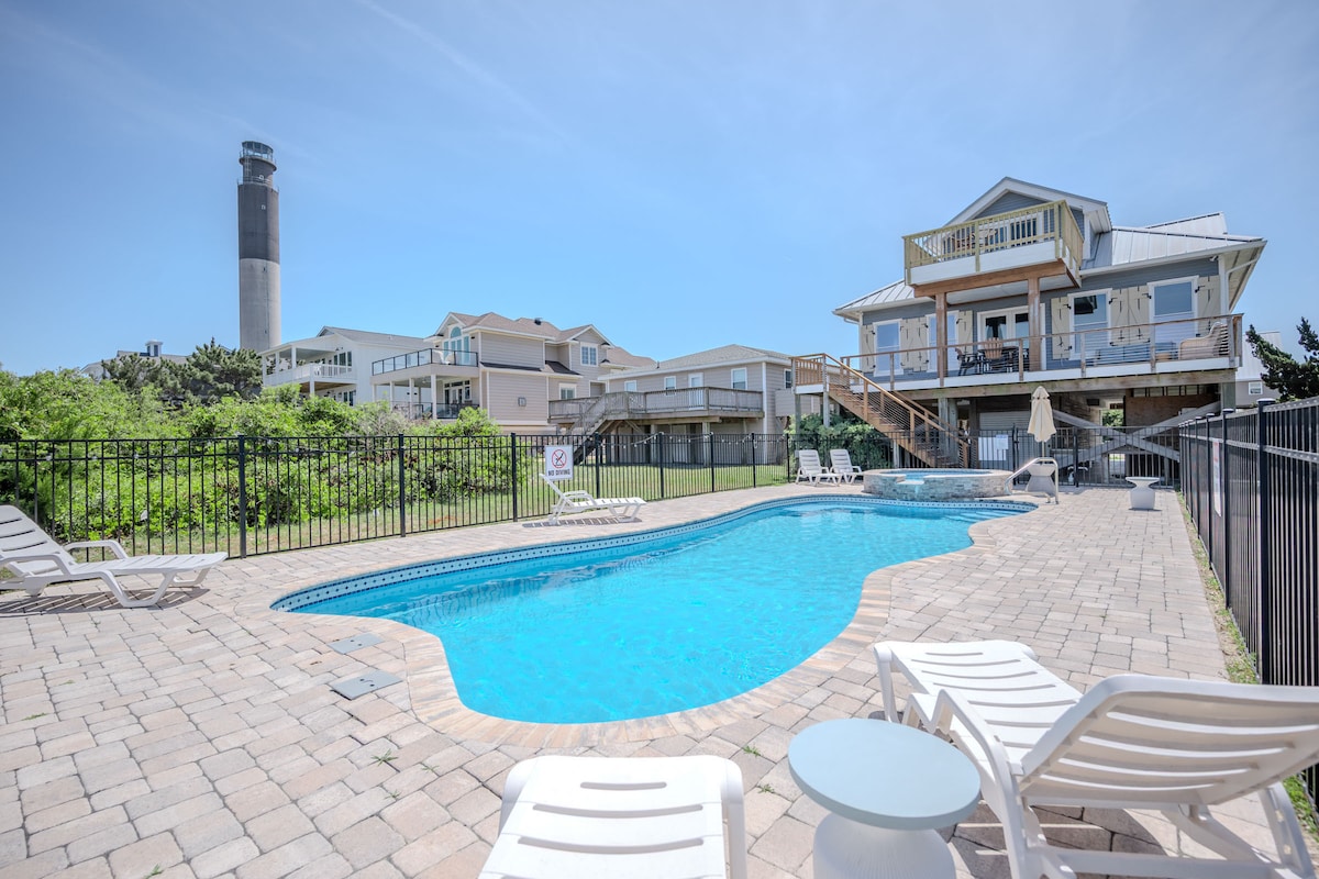 Lily's Pad: Coastal Cottage with Pool, Spa