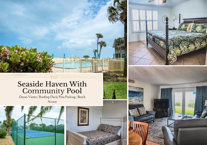 Crescent Beach Escape | Pool & Ocean Balcony - Crescent Beach, FL