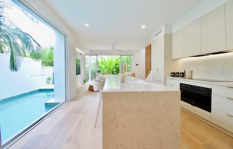 Luxury Beach Escape with Rooftop & Heated Pool