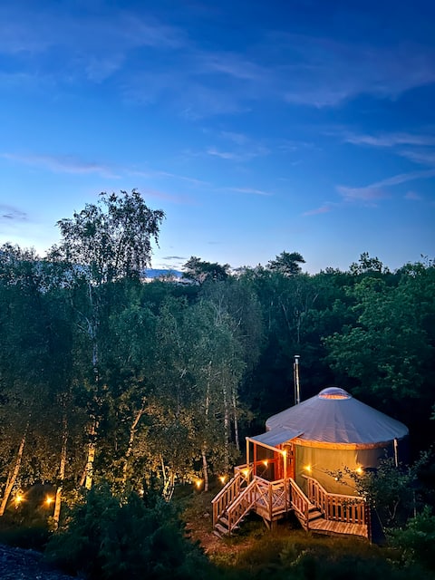 Magical Glamping Yurt by Sea & Forest
