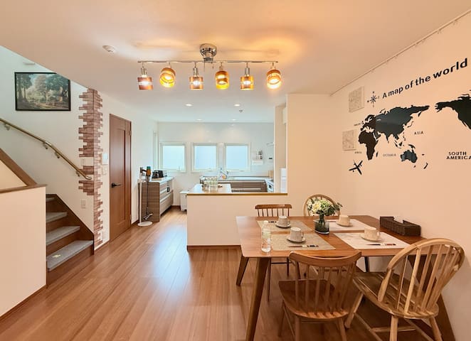 Sun inn 京島 110m²　NaritaとHaneda直通　10名様まで可能　浴室2個あり