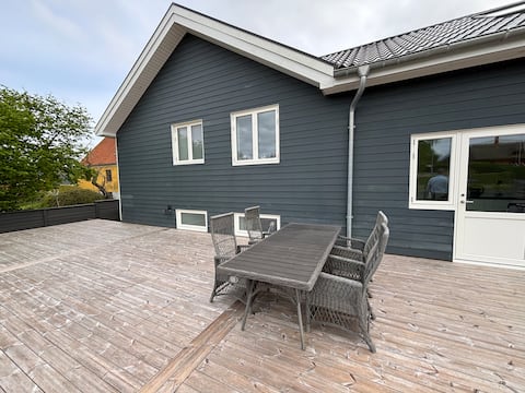 Spacious basement apartment in a cozy village