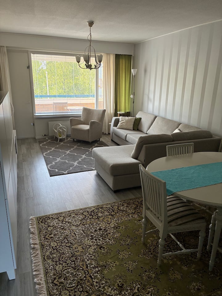 Rauhallinen Ja Tilava Kerrostalokolmio - 오울루