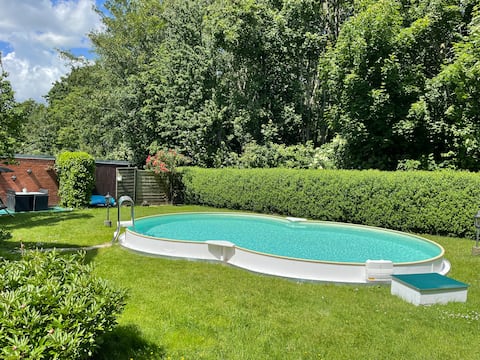 Apartment with pool near the Baltic Sea