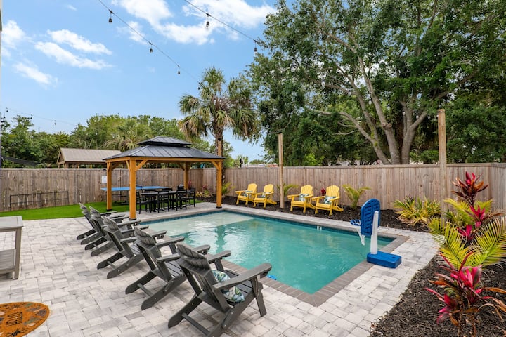 Luxury 6/5.5 Water View | Rooftop & Private Pool - St. Augustine, FL