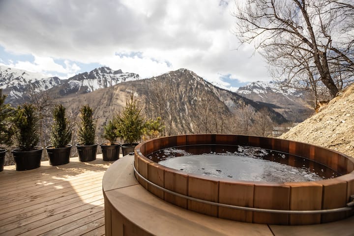 Chalet Avec Spa Nordique & Vue Panoramique - Saint-Martin-de-Belleville