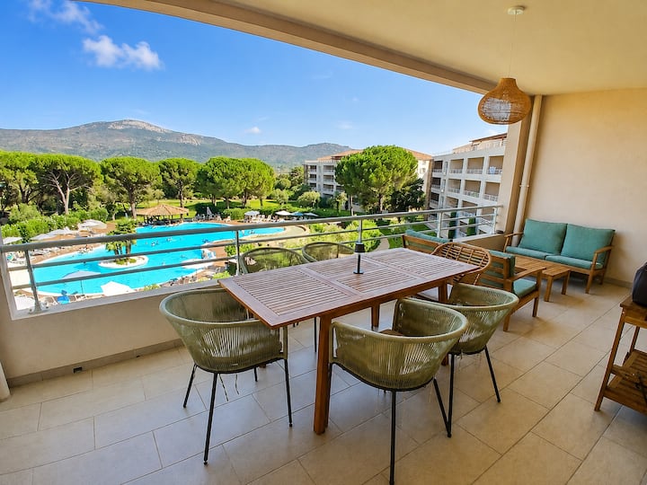 Appartement Avec Vue Piscine  Salina Bay - Plage de Palombaggia