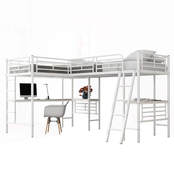 ترتيب النوم الفردي/المكاتب
سرير أريكة BZ بين المكتبين في المساحة المخصصة لهذا الغرض 