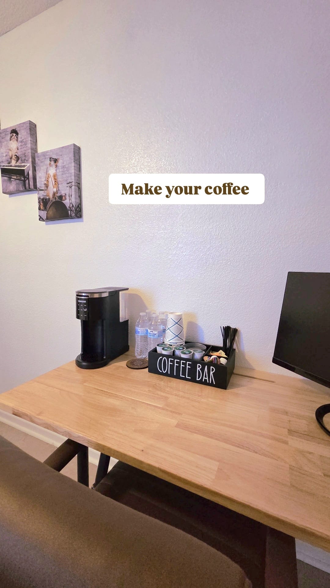 Comfortable & Quiet Room w/ Desk & Mini Fridge