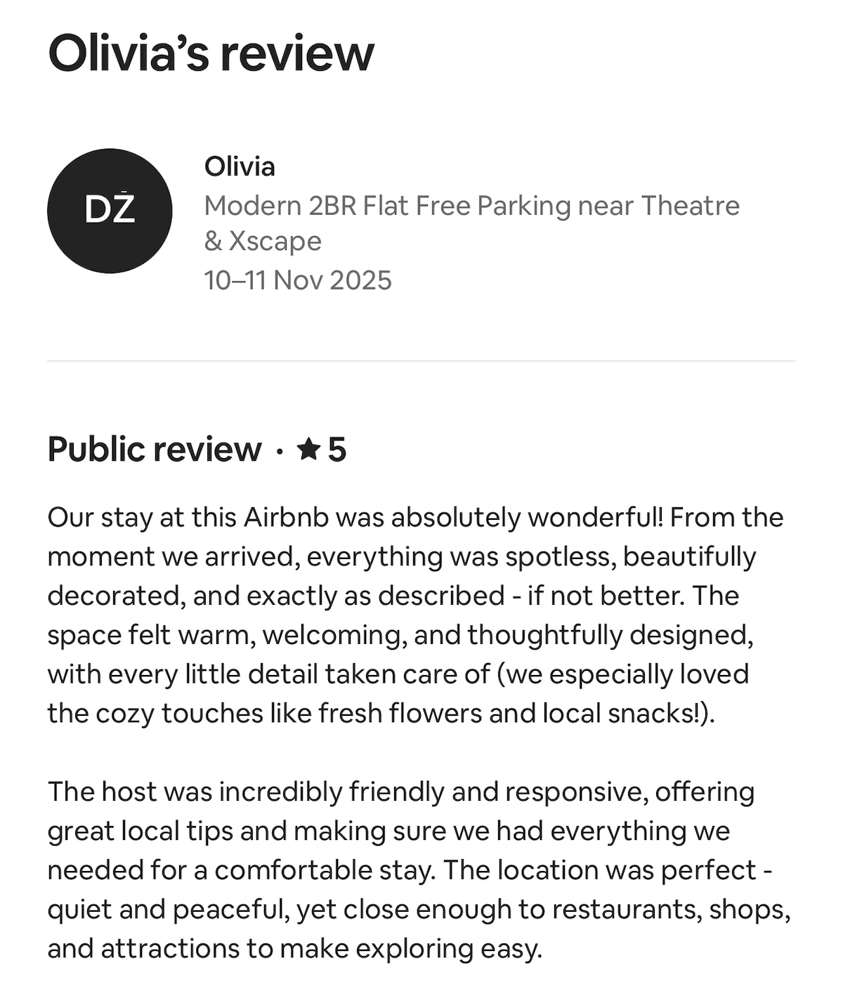 Comfortable Sleeping Space