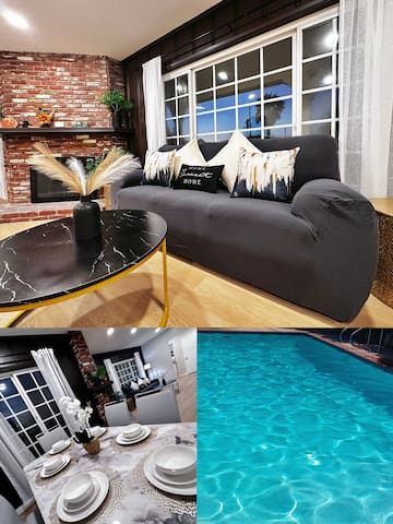 泳池别墅｜近迪士尼、机场｜游戏房｜全新装修屋｜1791呎度假屋