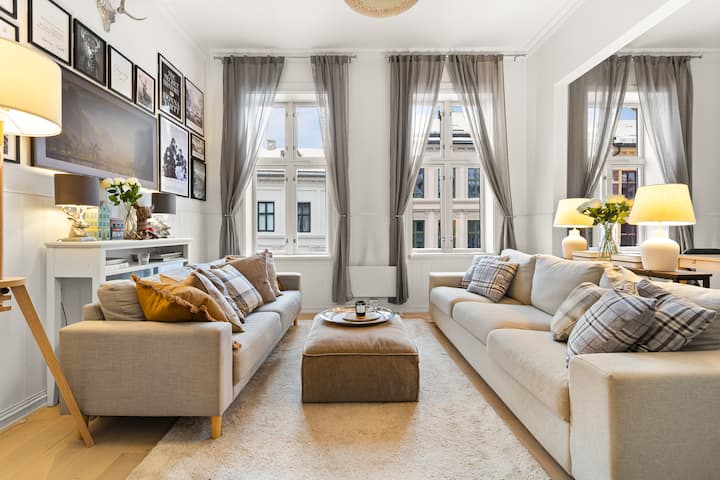 Quiet 2br Grünerløkka Home Near Park, Cafés, Trams - Oslo