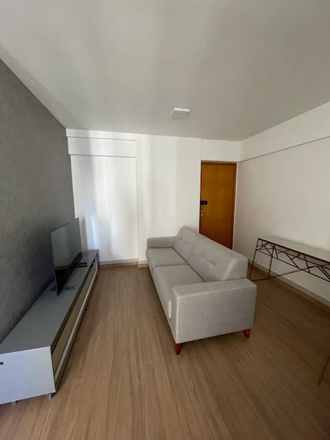 Successful Airbnb property: Apartment with air conditioning, pool and parking space near Flamboyant in Goiânia
